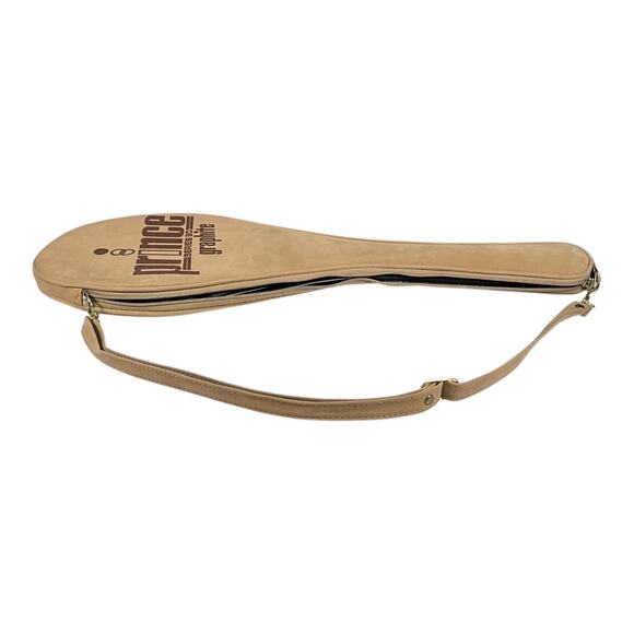 Vintage Prince Graphite Tennis Racquet with Original Leather Case Collectible - Picture 4 of 16